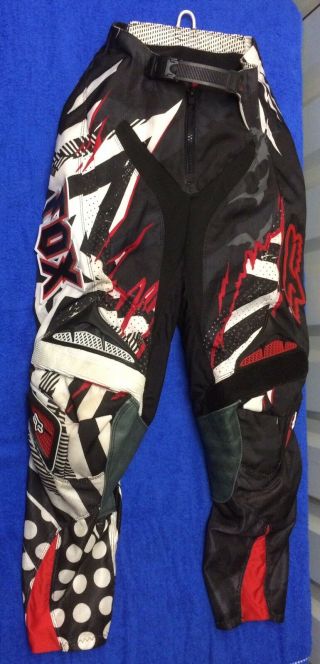 Rare Fox Racing 360 Motorcross Pants Size 30 Dirt Bike Pants