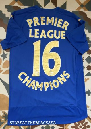 Leicester City 2016 Rare Football Soccer Shirt Jersey Trikot Puma Blue L