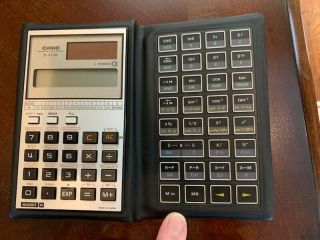 Vintage Rare Casio Fx - 451m Scientific Solar - Powered Calculator