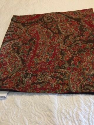 Rare Pottery Barn Carrie Floral Paisley Pillows (set Of 4)