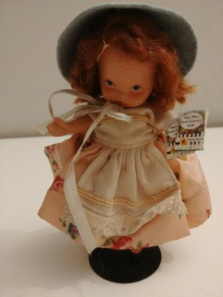 Vintage 5 " Nancy Ann Storybook Doll Bisque Pudgy Ms Mistress Mary Look