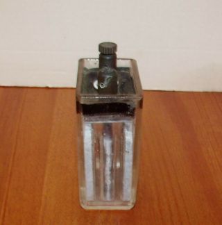 1916 Primitive Antique Glass Jar Farm Lighting Battery Cell w/Pos.  /Neg.  Terminal 3