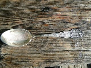 Antique Souvenir Sterling Silver Spoon Flatiron Building York City