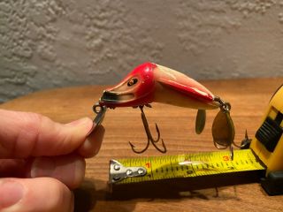 Vintage Shannon 2 Wig - L - Twin Fishing Lure Red/White 2