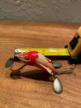 Vintage Shannon 2 Wig - L - Twin Fishing Lure Red/White 3