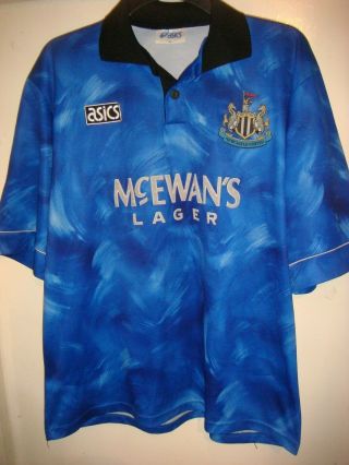 Newcastle United Fc Away Football Shirt - 1993/95 - Xl Adult - Asics - Rare - H107