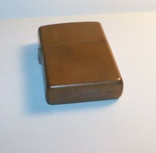 Rare - Zippo Solid Copper Cigarette Lighter D 03 Vintage Lighter