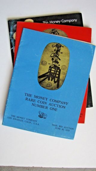 " The Money Company " 1,  2,  6.  Rare China And Asian Coins.