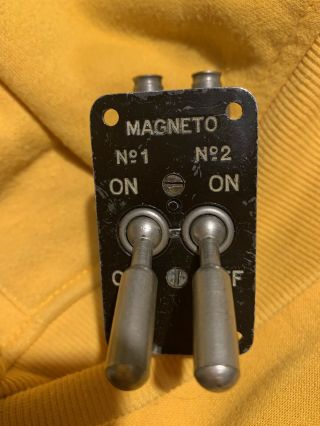 Ww2 Raf - Spitfire - Hurricane - Magneto Switch - Ref No 5c/1540 - Rare Item
