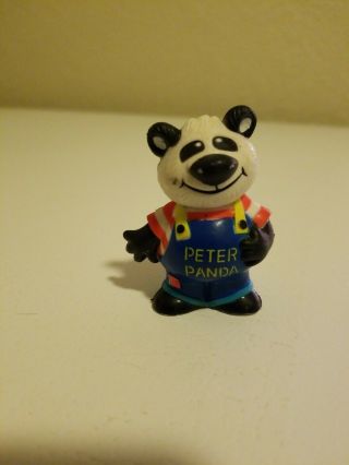 Rare Vintage Peter Panda Figurine 80s Child World Toy Store Mascot Figure