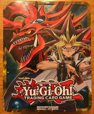 Yugi & Slifer Mega Tin 2016 Yu - Gi - Oh Cards/tin,  Open But In