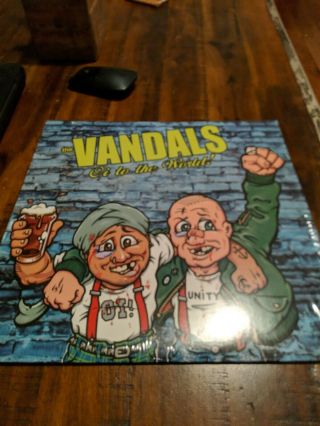 The Vandals: Oi To The World Lp Rare Green And Red Vinyl Punk