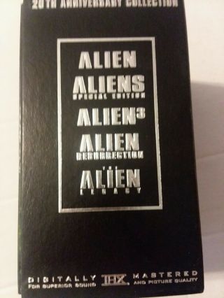 Alien Legacy VHS movie box set,  rare 3