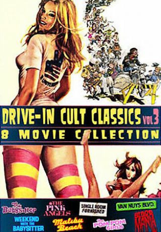 Drive - In Cult Classics - Vol.  3 (dvd 2008,  4 - Disc Set) Rare Oop Grindhouse