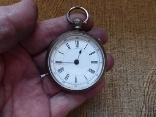 Antique Silver Cased Chronograph Gents Pocket Watch