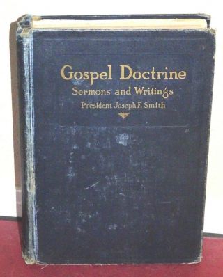 Gospel Doctrine Sermons And Writings Of Joseph F.  Smith 1919 1e Lds Mormon Rare