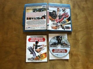 Death Race 2000 Blu Ray Shout Factory Widescreen Roger Corman Booklet Oop Rare