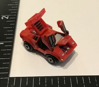 Vtg Galoob Micro Machines Deluxe Lamborghini Countach Car Red Rare
