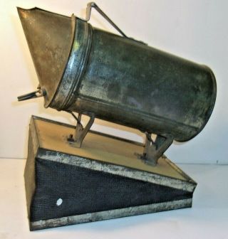 Vintage Antique Primitive Bee Smoker Fogger With Bellows