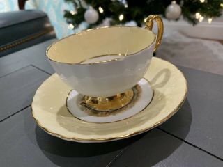 Vintage Aynsley Bone China Tea Cup And Saucer