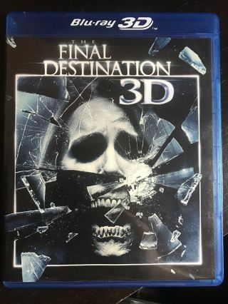 The Final Destination 3d,  (3d/2d Blu - Ray,  2011) Rare,  Out Of Print,  Oop