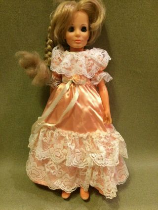 Vintage 1969 Ideal Kerry Crissy Family 18 " Growing Hair Doll