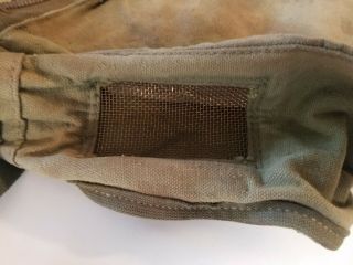 Vintage RARE CLOTH/BRASS Fishing Creel & Worm/Cricket - Grasshopper Bait Box 3