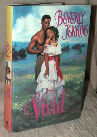 Vivid By Beverly Jenkins Historical Avon Romance 1995 Rare Hc/dj Bce First One