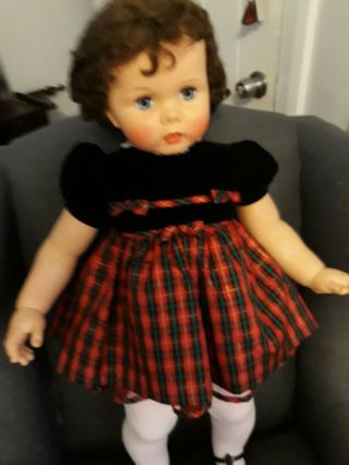 Vintage Doll Dress For Patti Playpal,  Penny,  Saucy Or Other Lg 28 " To 32 " Doll.