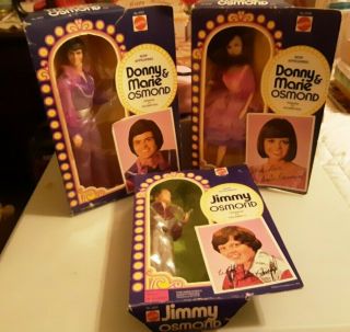Vintage Celebrity Doll Donny Jimmy Marie Osmond 1976 Mattel