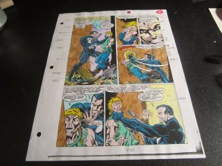 Spider - Man 353 Rare Color Guide Page One Of A Kind