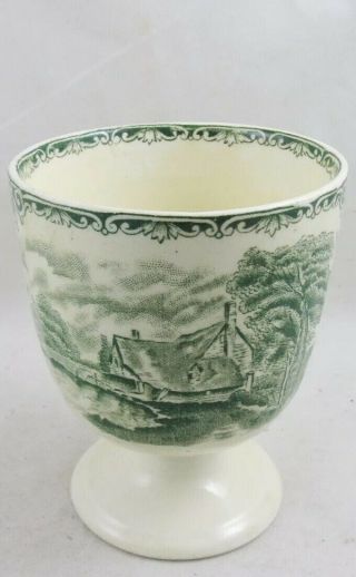 Antique Edwardian Goose Egg Cup Possibly Masons Constable Windmill Sheep