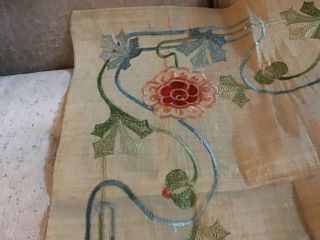 Vintage Arts and Crafts Embroidery Panel 3