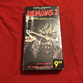 Demons 2 Vhs Cult Horror Horror Film Rare Vhs Lamberto Bava,  Dario Argento