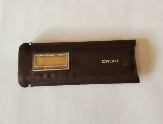 RARE Vintage Casio MQ - 2 Micro Computer & Case Alarm Clock Watch Calculator LOOK 2