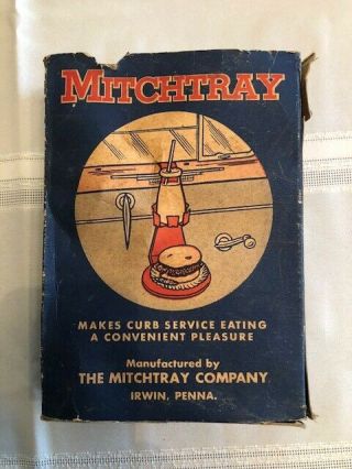 Vintage Rare 1950 S Car Hop Drive - In Food Tray By Mitchtray