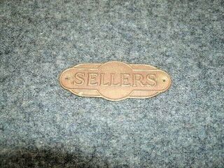 Metal Tag For Antique Sellers Brand Kitchen Cabinet