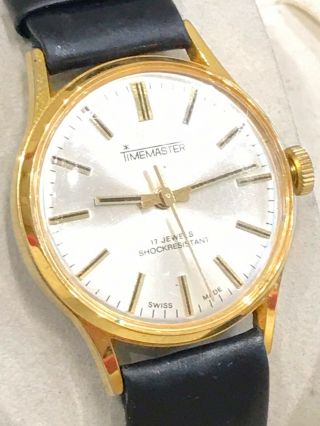 Vintage Mens Time Master Watch Swiss Made 17 Jewels Joblot House