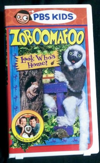 Pbs Kids " Zoboomafoo " Vhs,  A Rare Promotional Screening Cassette.