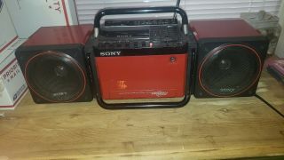 Vintage Rare Sony Cfs - 700 Am/fm Stereo Transound Boombox See Photos