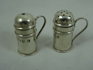 Miniature Pair,  `kitchen Pepper` Style Salt & Pepper Pots,  1984,  13gm
