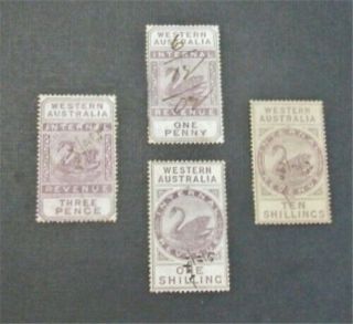 Nystamps British Australian States Western Australia Stamp Unlisted Rare