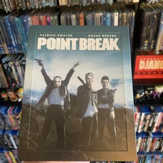 Point Break (zavvi Uk Exclusive) Blu - Ray Steelbook Rare Oop