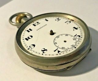 Antique FÉDÉRALE Silver Plated,  Pocket Watch,  15 Jewels,  Federale 2