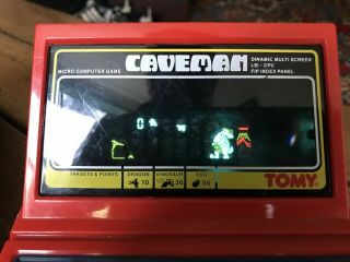 Tomy Caveman - Tomytronic - Very Rare Red Edition