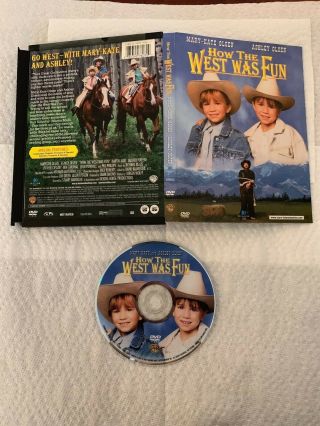How The West Was Fun (snap Case Dvd) Rare Oop 90s Mary - Kate & Ashley Olsen Twins