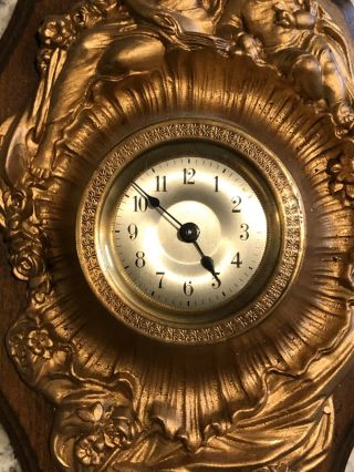 Antique Art Nouveau French Novelty Clock 2