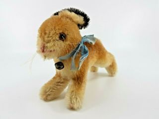 Steiff Running Rabbit Hoppy 1314,  00 14 Cm Button Flag Vintage Antique Toy 1950ie