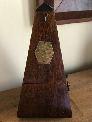 Antique Metronome De Maelzel,  Seth Thomas Clock Co.