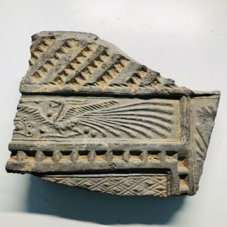 Ancient Chinese Tomb Brick With Phoenix Han Dynasty